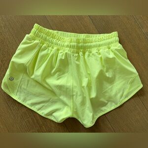Lululemon Hotty Hot low-rise 2.5  bright yellow Athletic Shorts